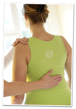 Physiotherapie am Rücken